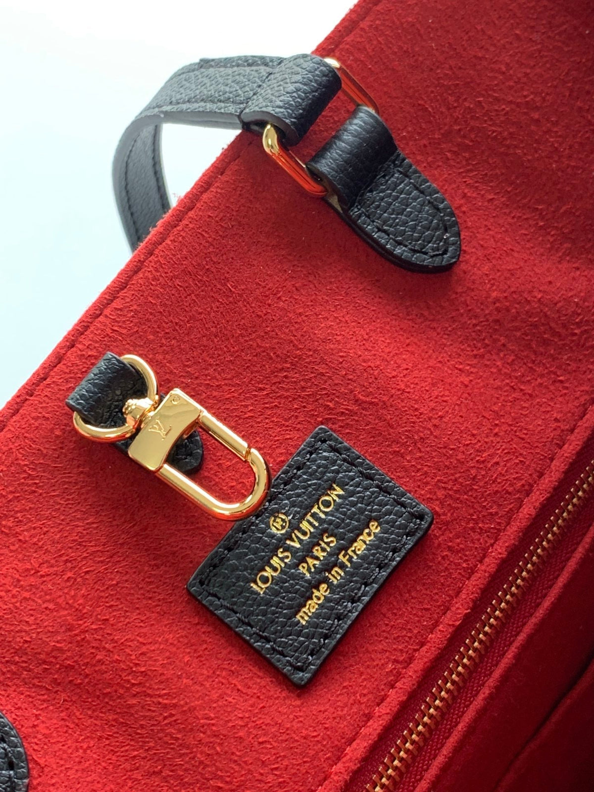 LOUIS VUITTON ONTHEGO MM 35CM BLACK WHITE