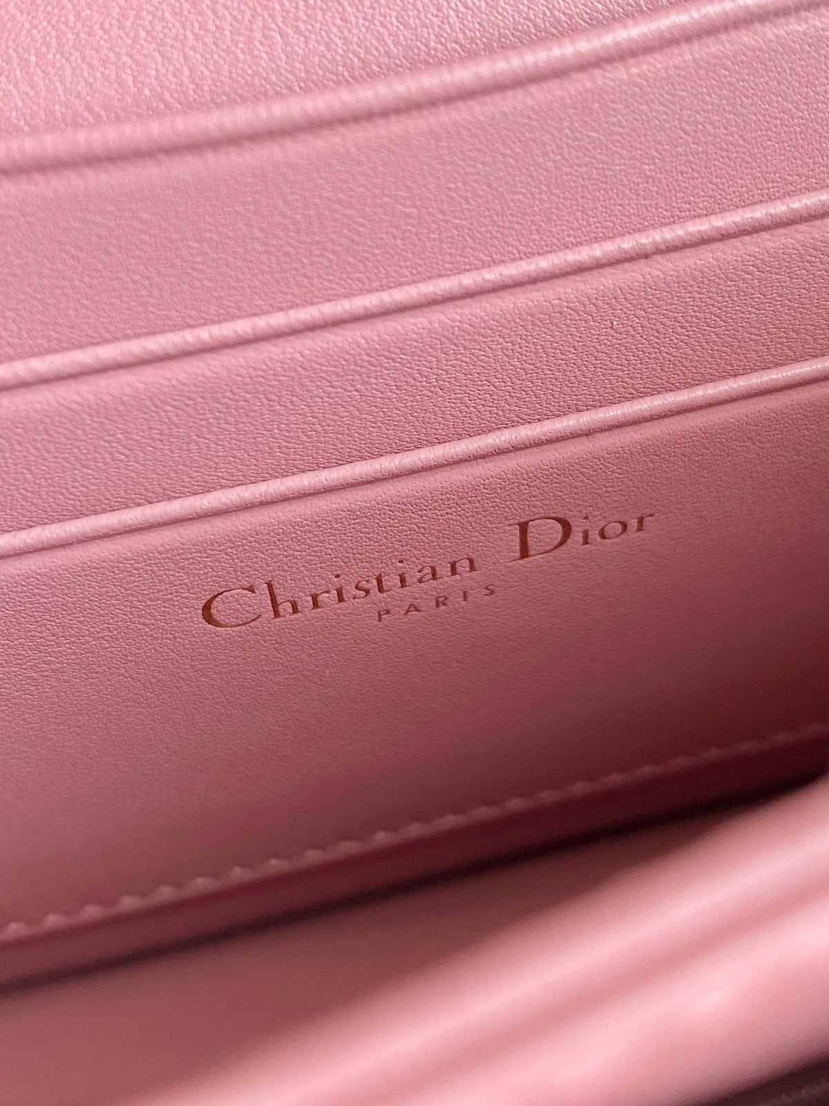 DIOR LADY 21 CHAIN BAG IN HOT PINK LAMBSKIN
