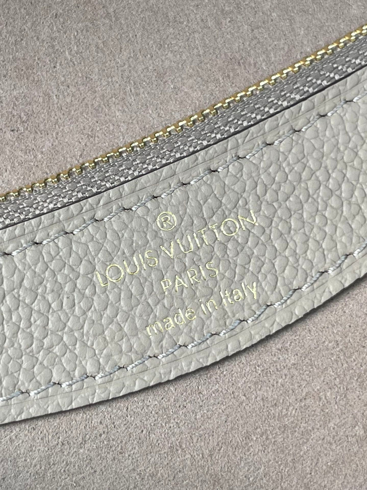 LOUIS VUITTON DIANE 23 IN TOURTERELLE WHITE MONOGRAM EMPREINTE LEATHER