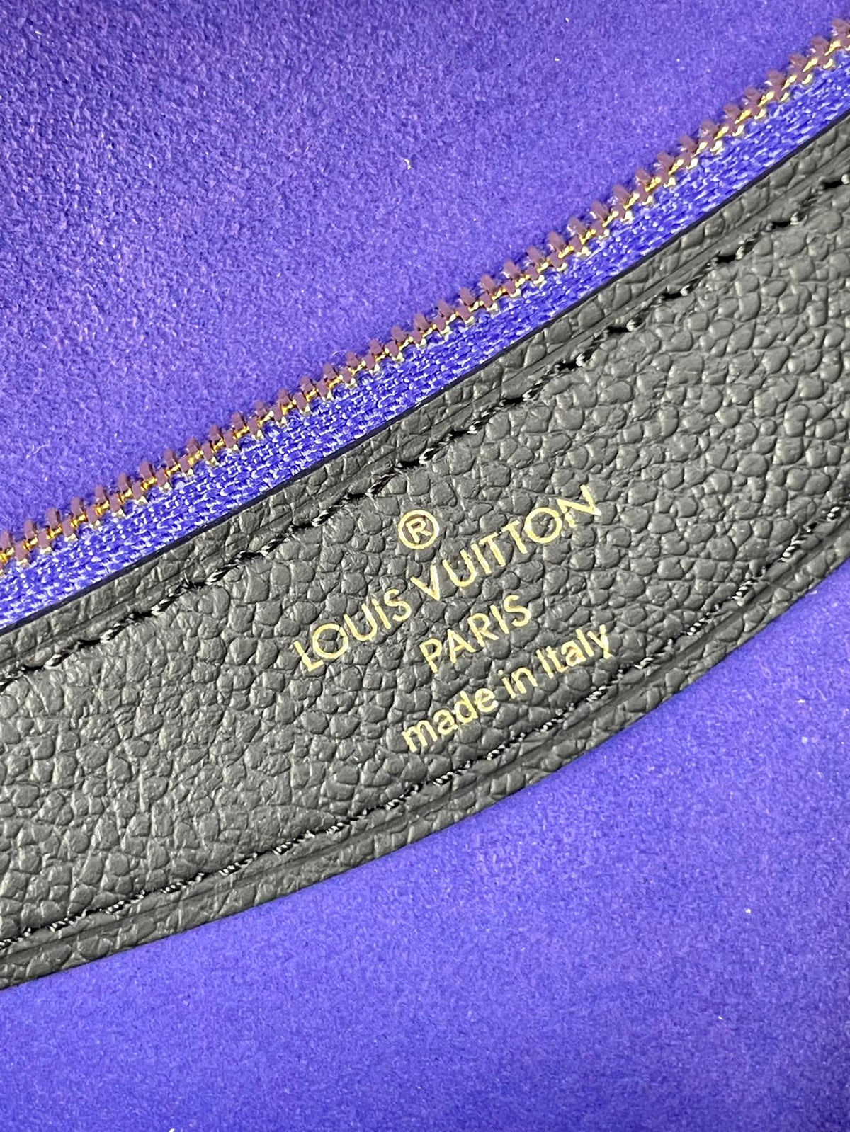 LOUIS VUITTON DIANE 23 IN BLACK MONOGRAM EMPREINTE LEATHER