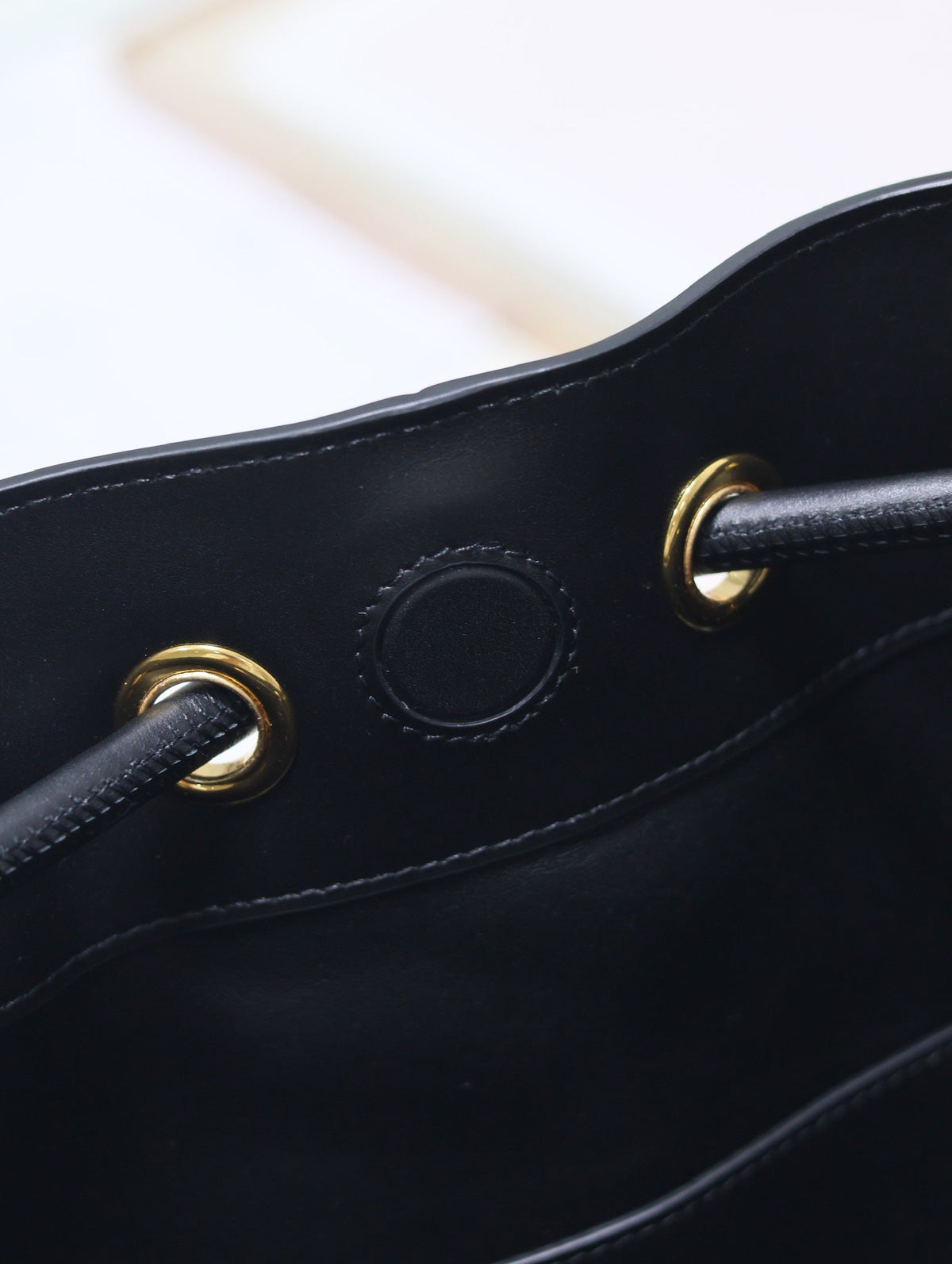 DIOR MEDIUM 34 NOLITA BAG IN BLACK SMOOTH CALFSKIN