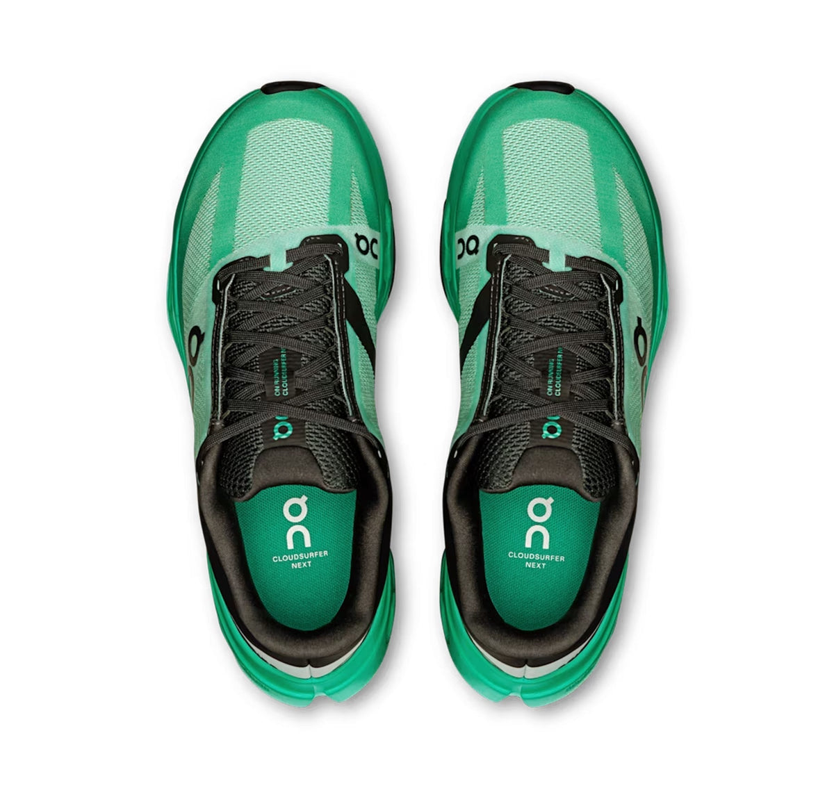 On Women's Cloudsurfer Next Mint/Black Running Shoes