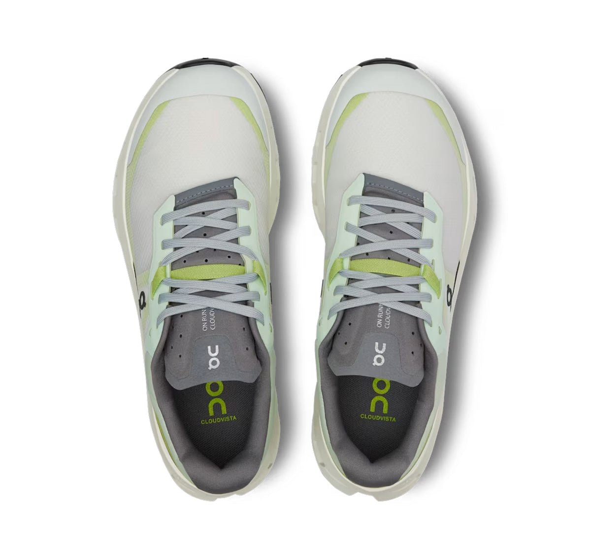 On Women's Cloudvista 2 Lima/Kiwi Trail Running Shoes