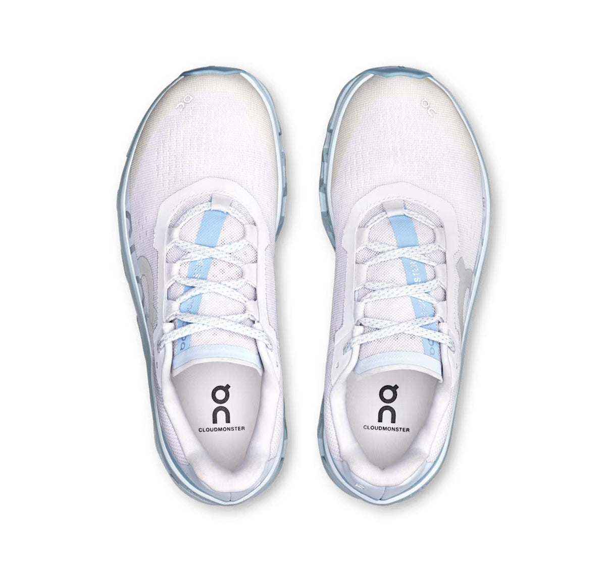 On Women's Cloudmonster Frost/Wash Running Shoes