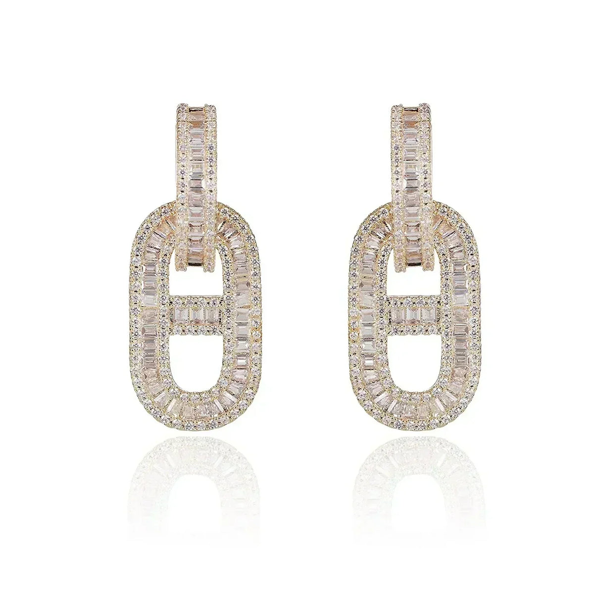 18K Diamonds Hermes Earrings