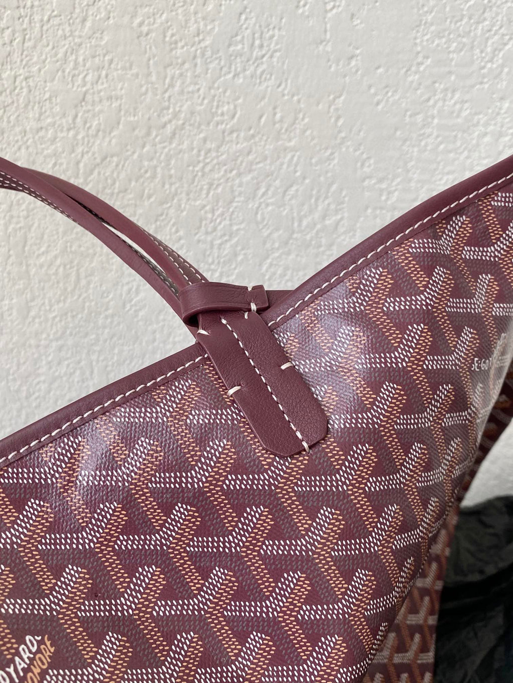 SAINT LOUIS GM 40CM BURGUNDY CANVAS