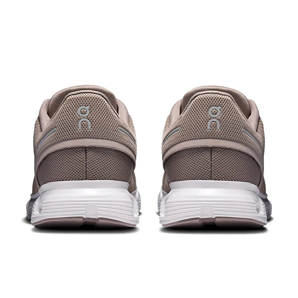 On Cloud 6 Fog White Lifestyle Sneakers