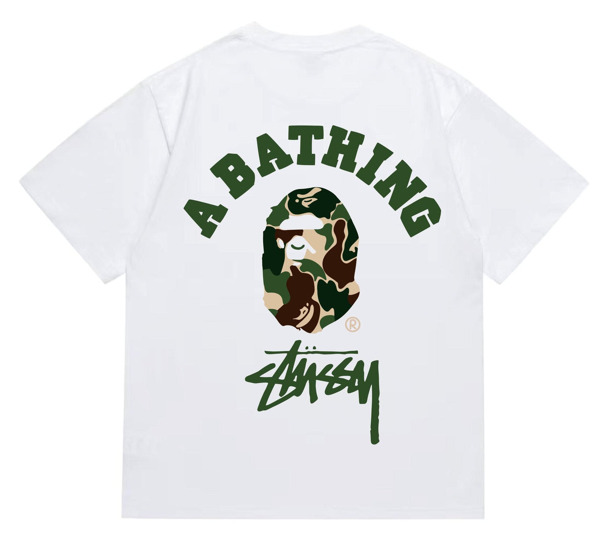 BAPE Back Graphic Short-Sleeve T-Shirt — back
