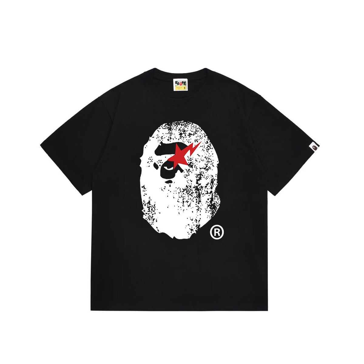 BAPE Ape Face Graphic Short-Sleeve T-Shirt — front