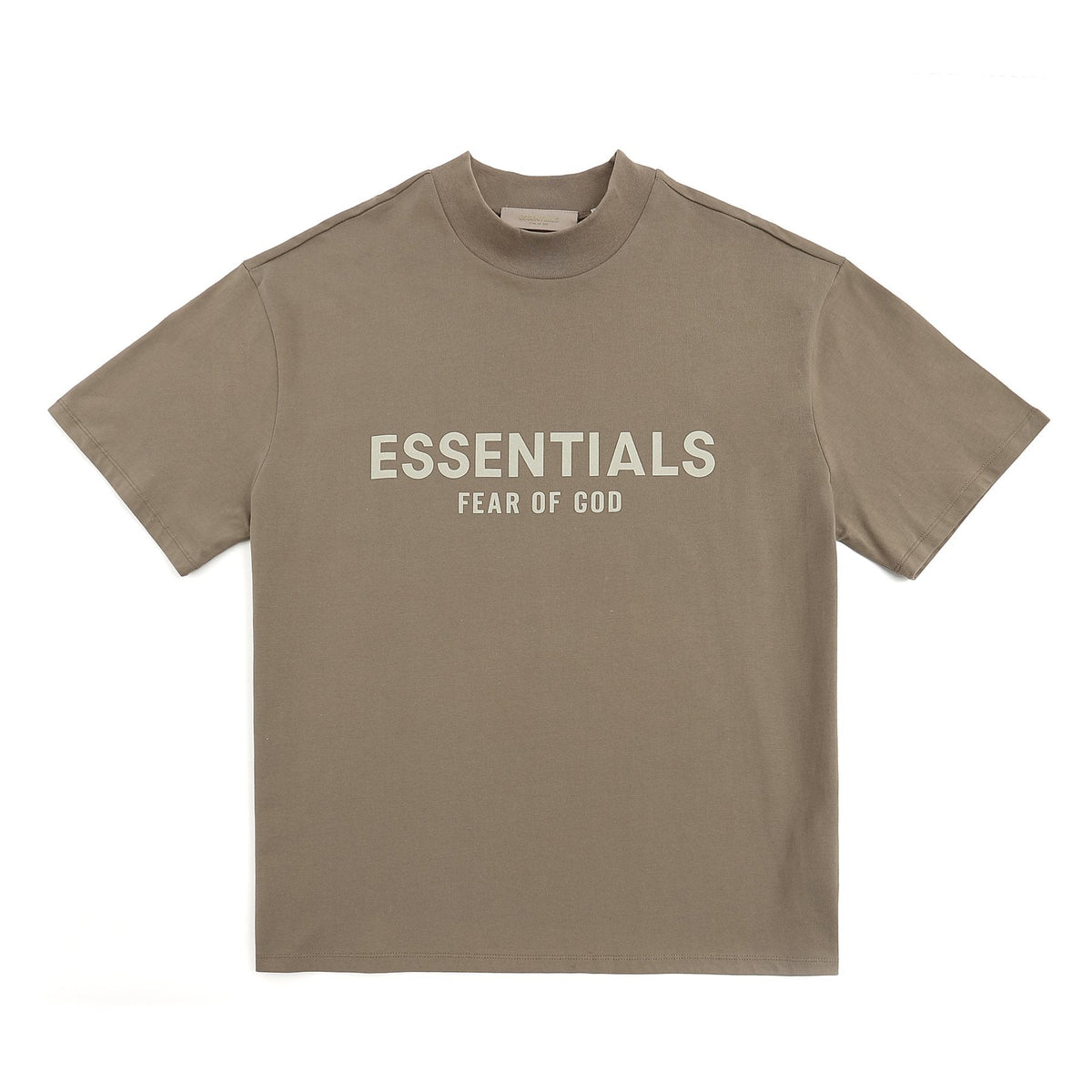 ESSENTIALS Flocked Logo Short-Sleeve T-Shirt — front