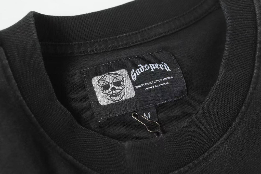 Godspeed Los Angeles Wildfire Graphic T-Shirt — neck_label