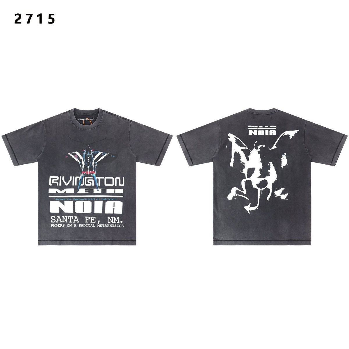RRR123 Moth Graphic Short-Sleeve T-Shirt — hero