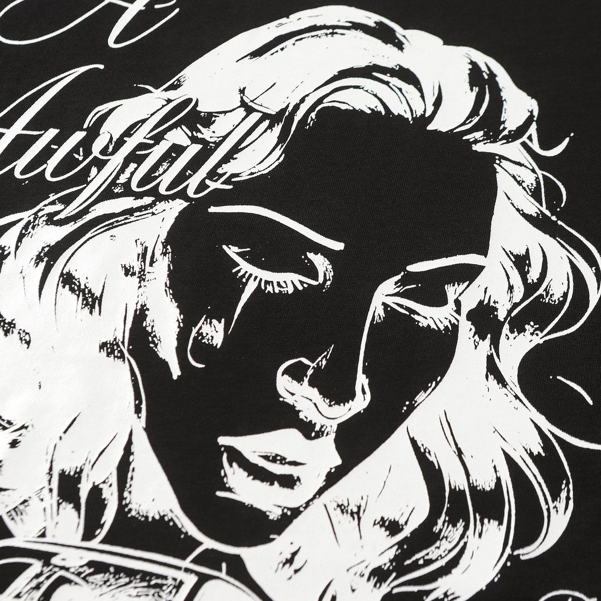 THAT'S A AWFUL LOT OF COUGH SYRUP Persona Graphic Short-Sleeve T-Shirt — detail
