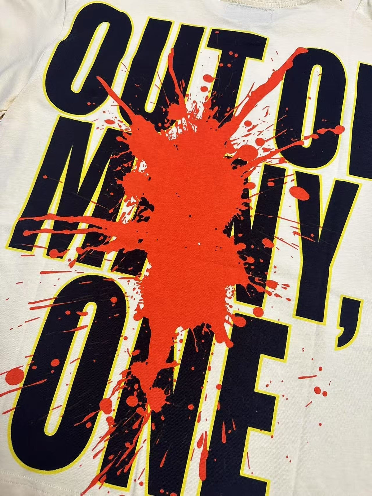 Godspeed Out of Many One Car Graphic T-Shirt — detail
