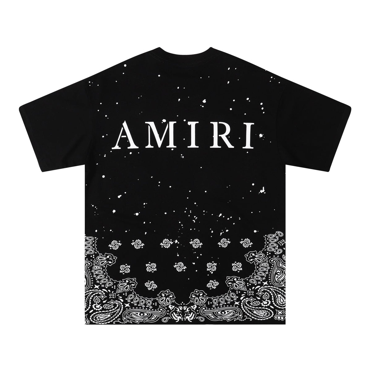AMIRI Bandana Hem Graphic T-Shirt — back