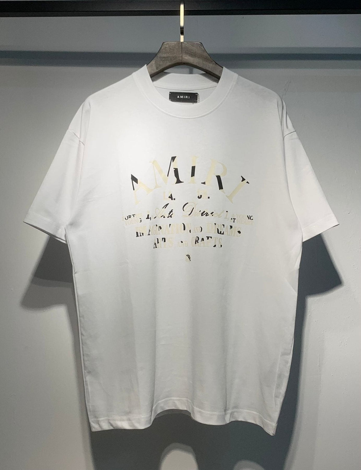 AMIRI Front Typographic Graphic T-Shirt — front