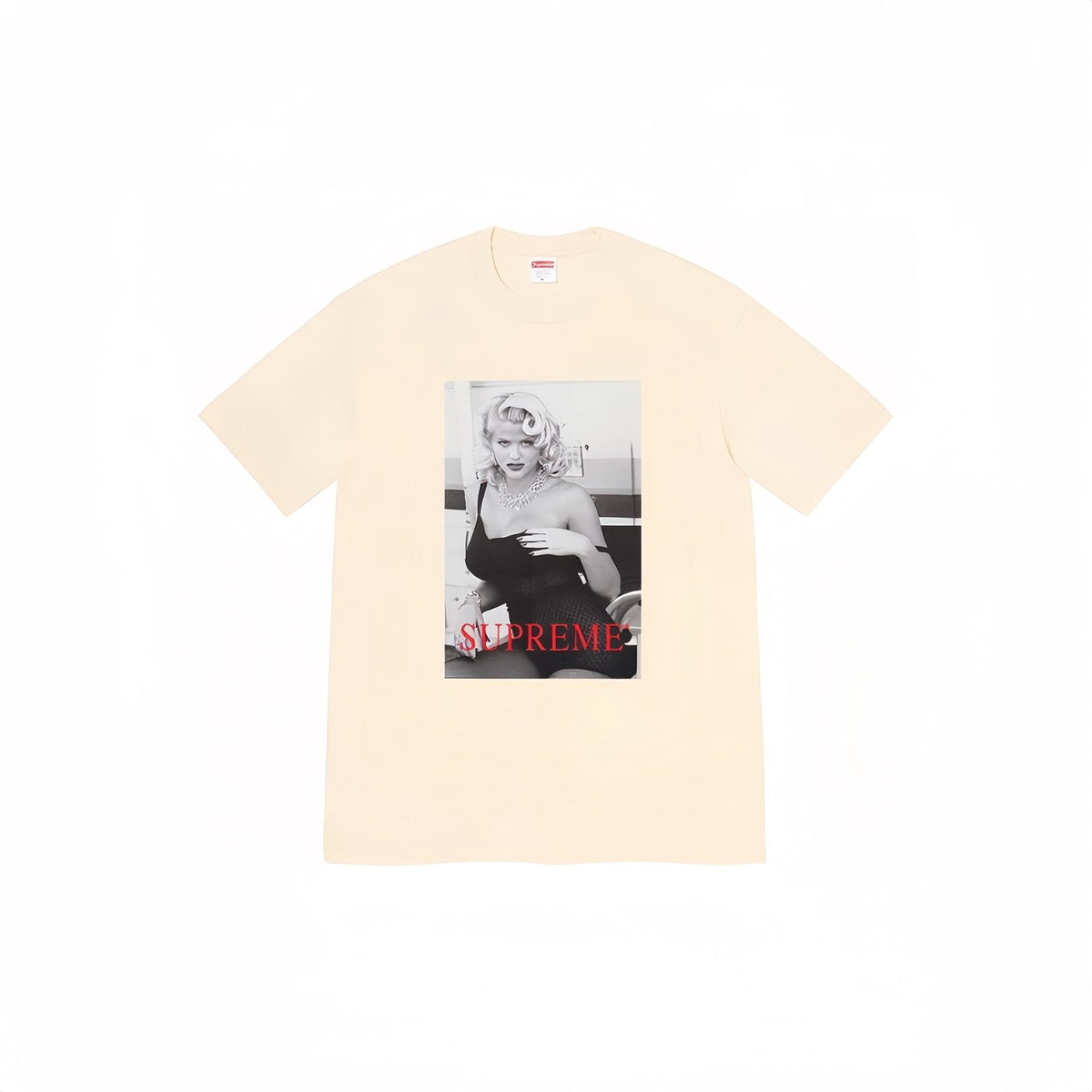 Supreme Anna Nicole Smith Portrait Graphic T-Shirt — front