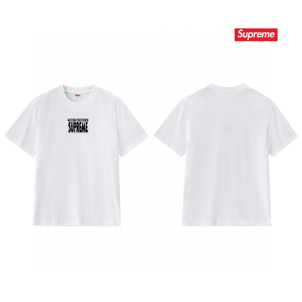 Supreme Who The Fuck Box Logo Graphic T-Shirt — back