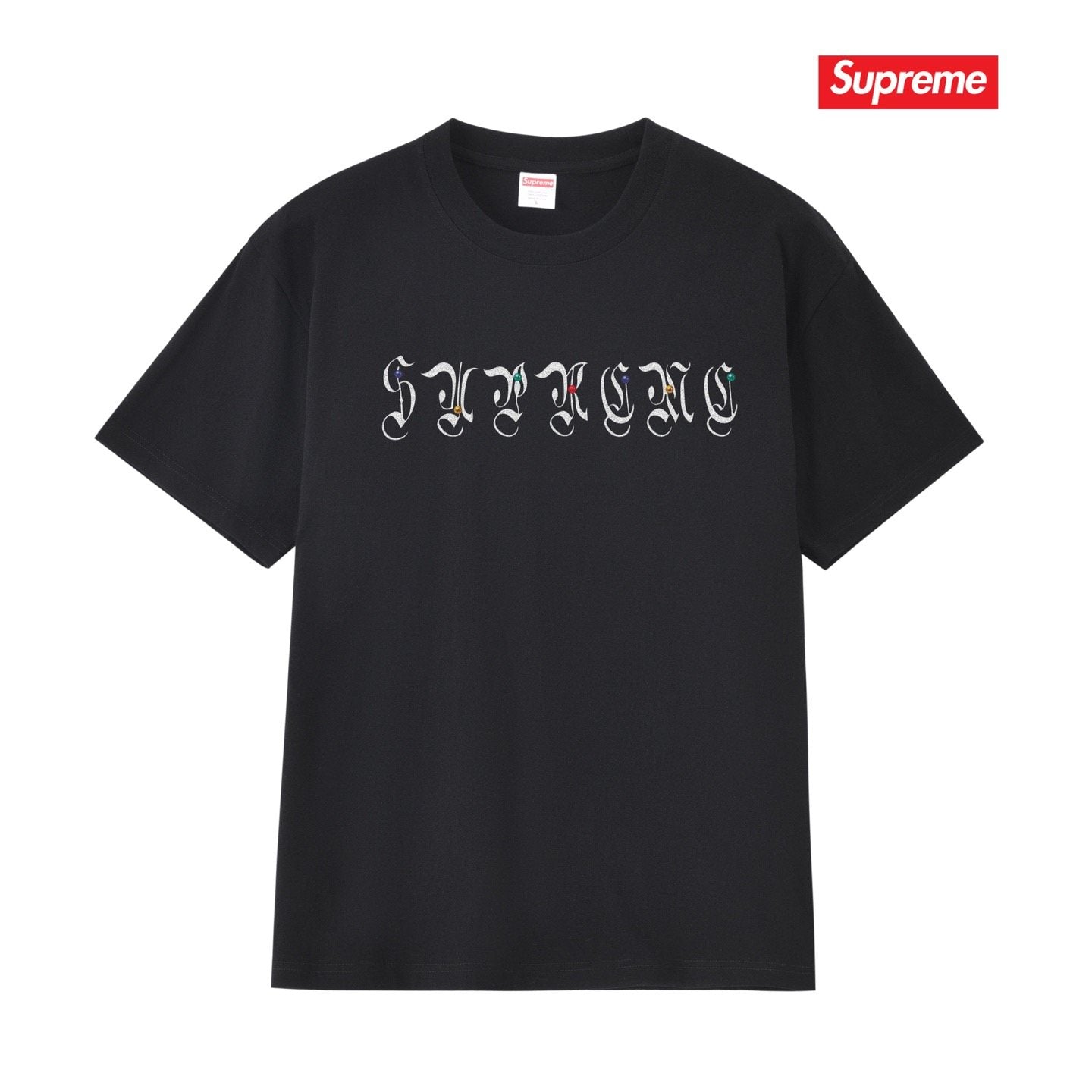 Supreme Gothic Wordmark Short-Sleeve T-Shirt — hero
