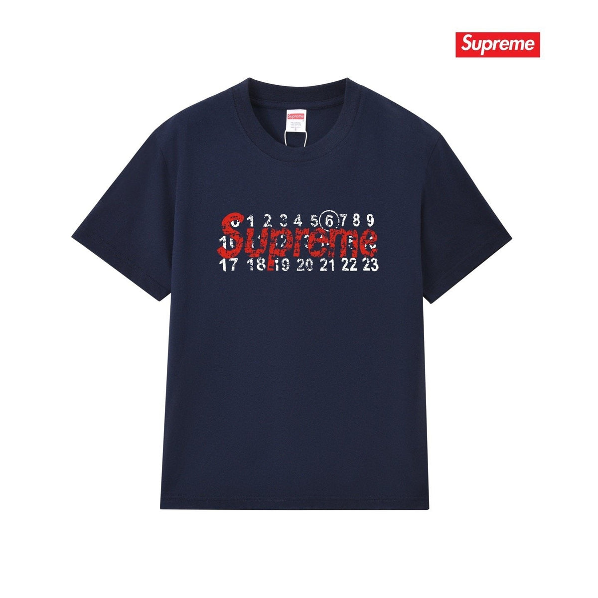 Supreme Number Graphic Short-Sleeve T-Shirt — front
