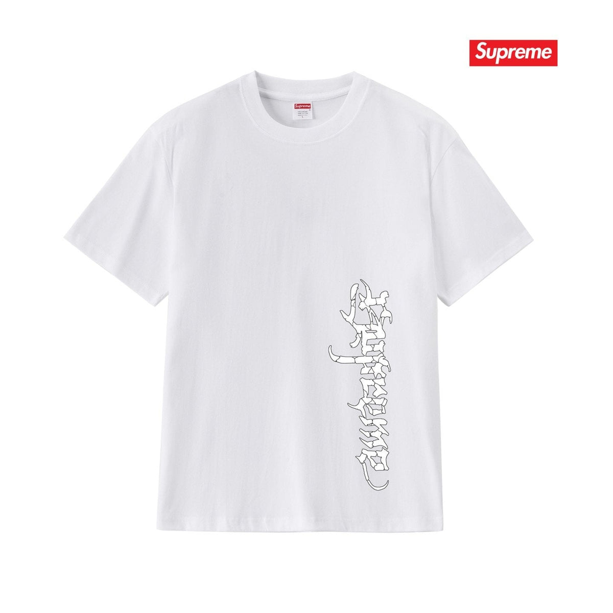 Supreme Front & Back Graphic T-Shirt — front