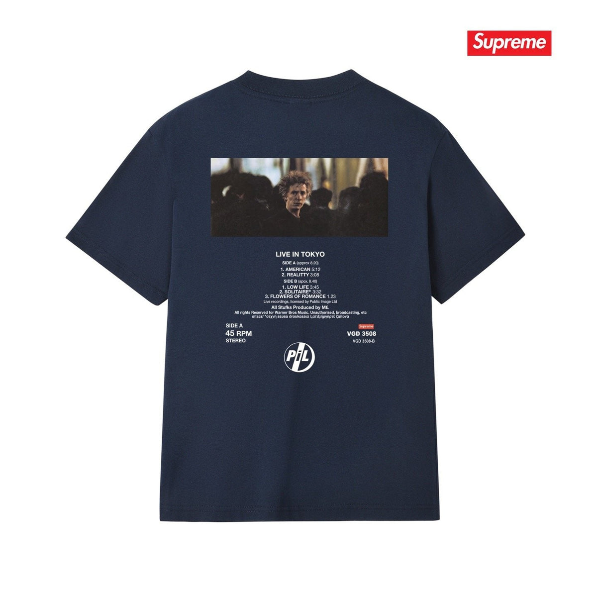 Supreme Live in Tokyo Photo Graphic T-Shirt — back