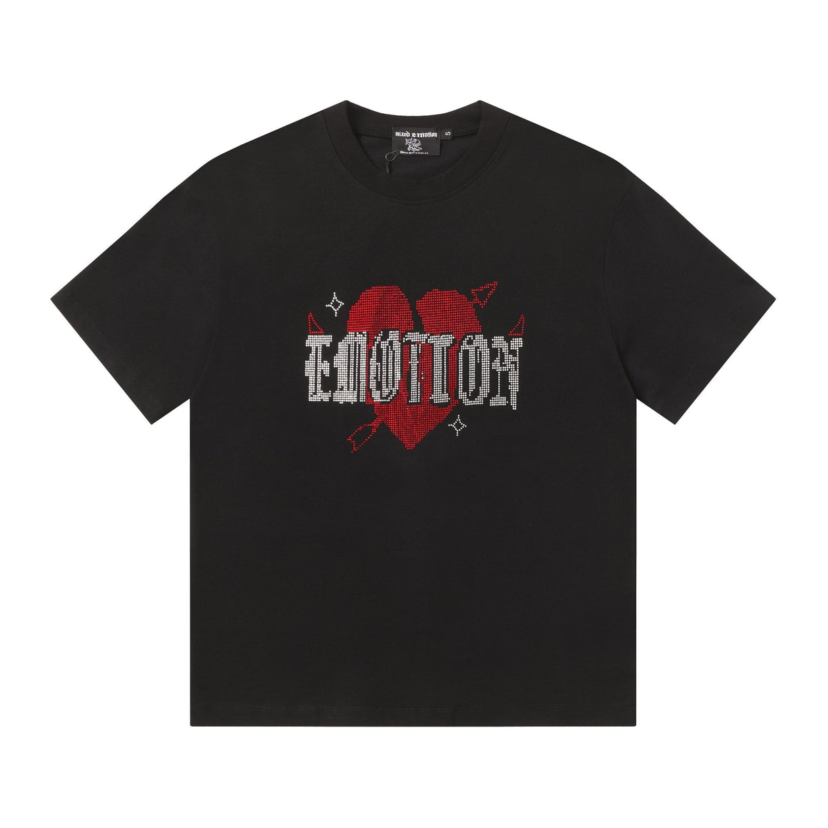 MIXED EMOTION Heart Graphic Short-Sleeve T-Shirt — hero