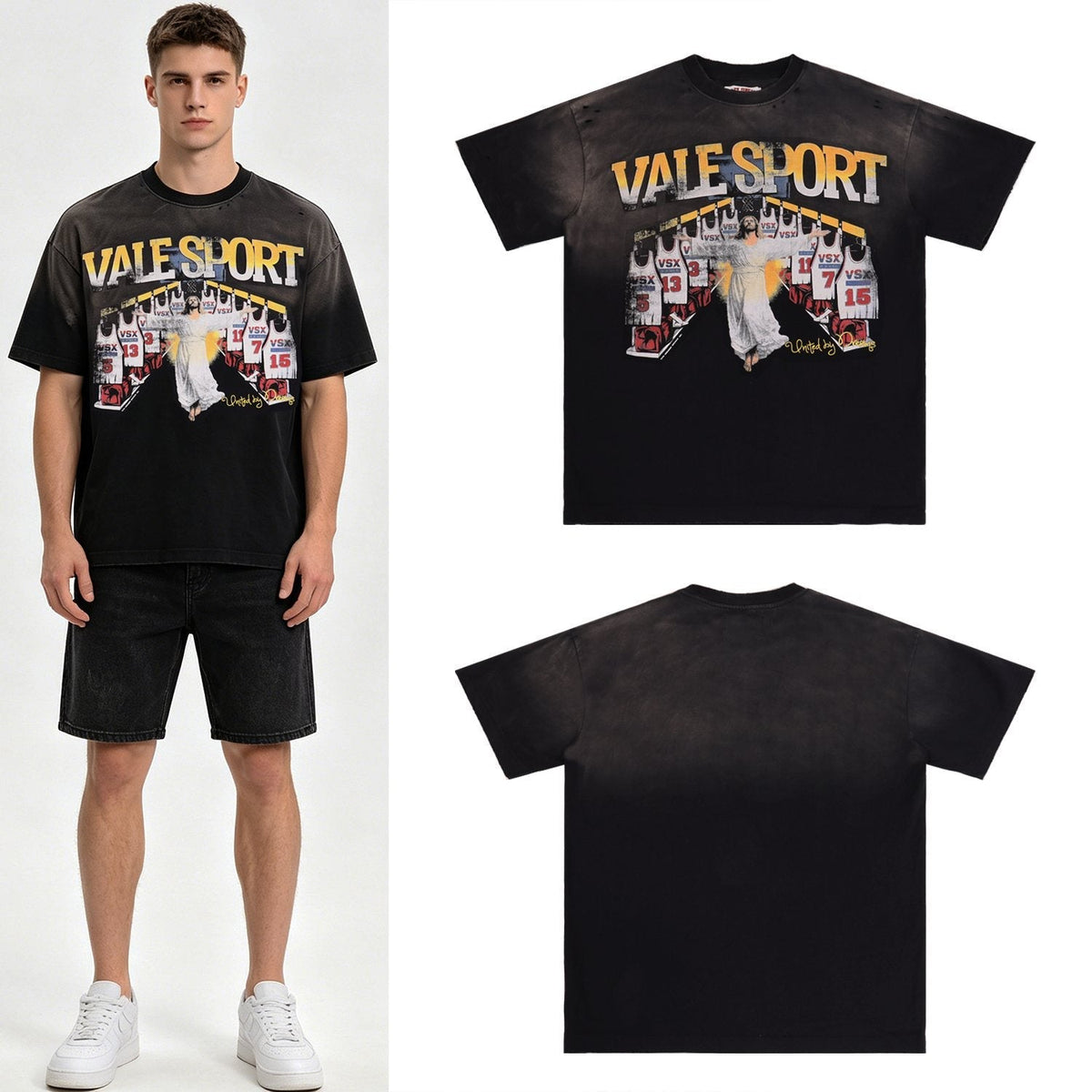Valley Dreams Jesus Jersey Graphic T-Shirt — context