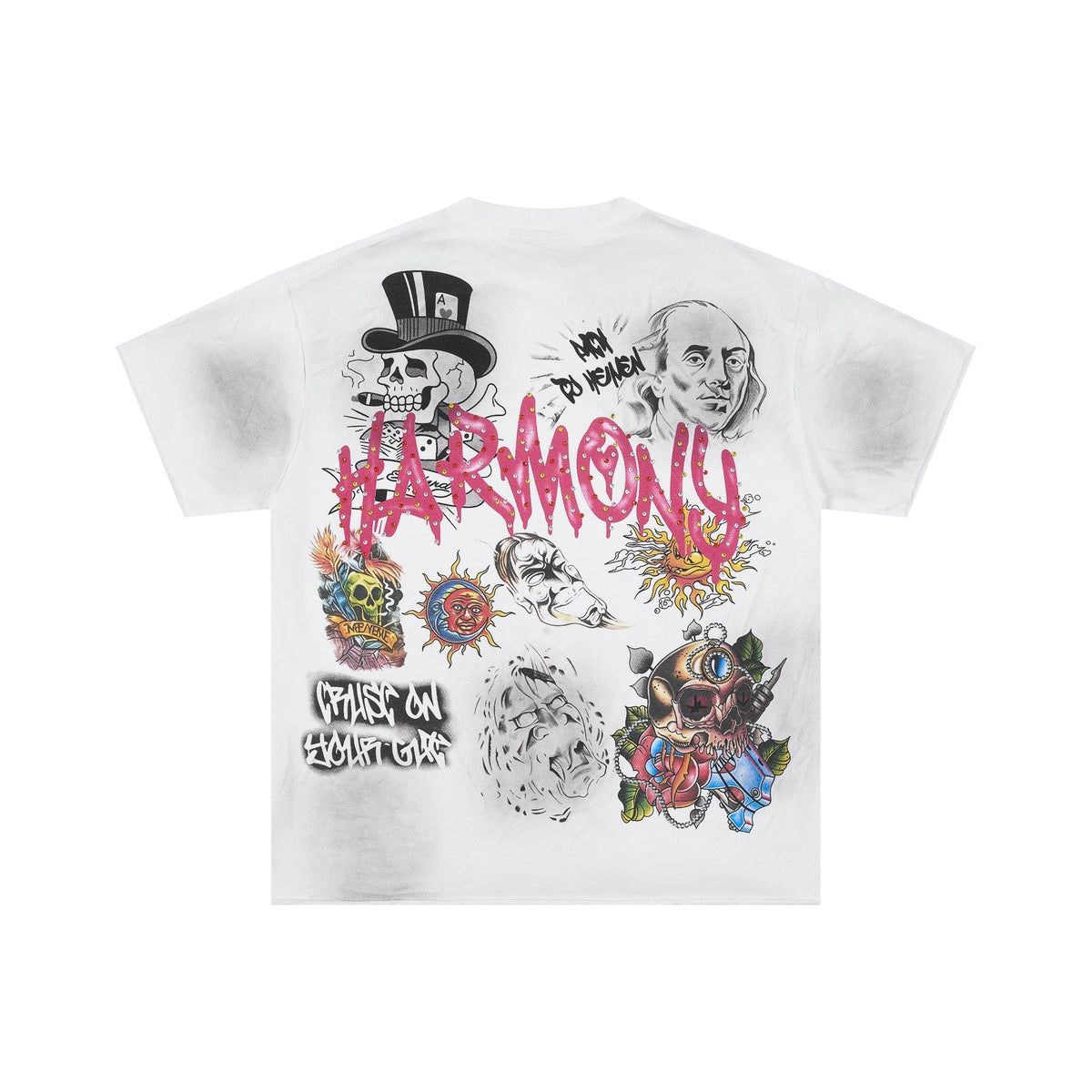 HARMONY Rhinestone-Style Graphic T-Shirt — hero