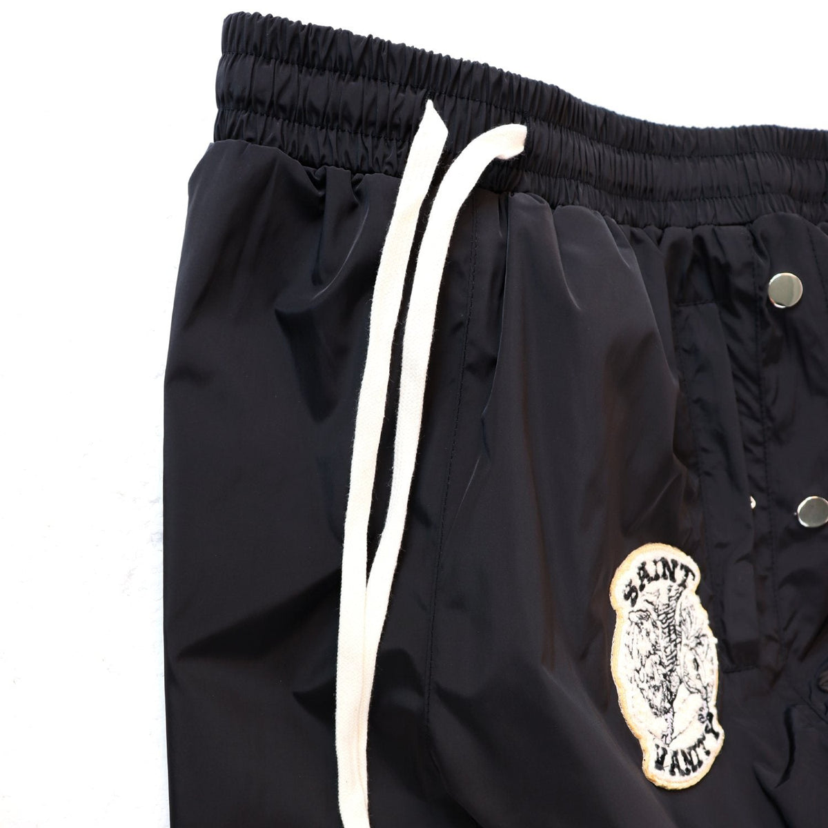 SAINT Vanity Patch Hooded Jacket & Snap-Pant Matching Set — detail