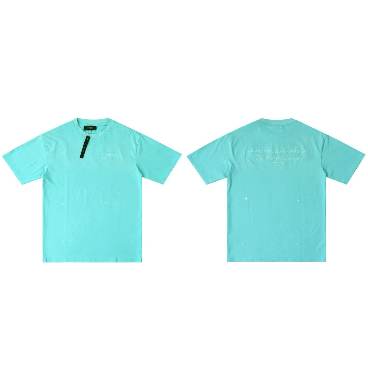 AMIRI Design Studio Paint-Splatter T-Shirt — front