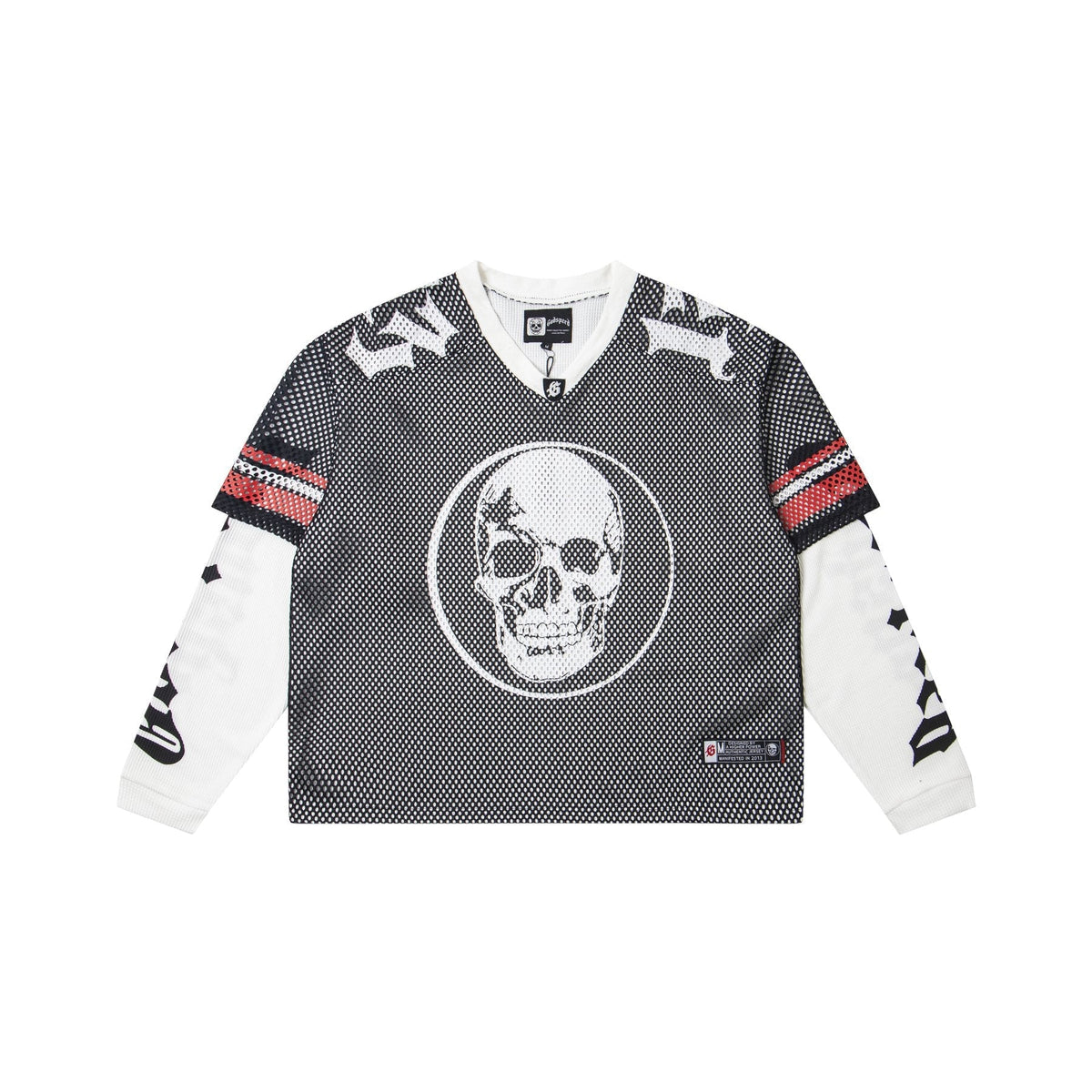 Godspeed Skull K-Back Mesh Long-Sleeve T-Shirt — front