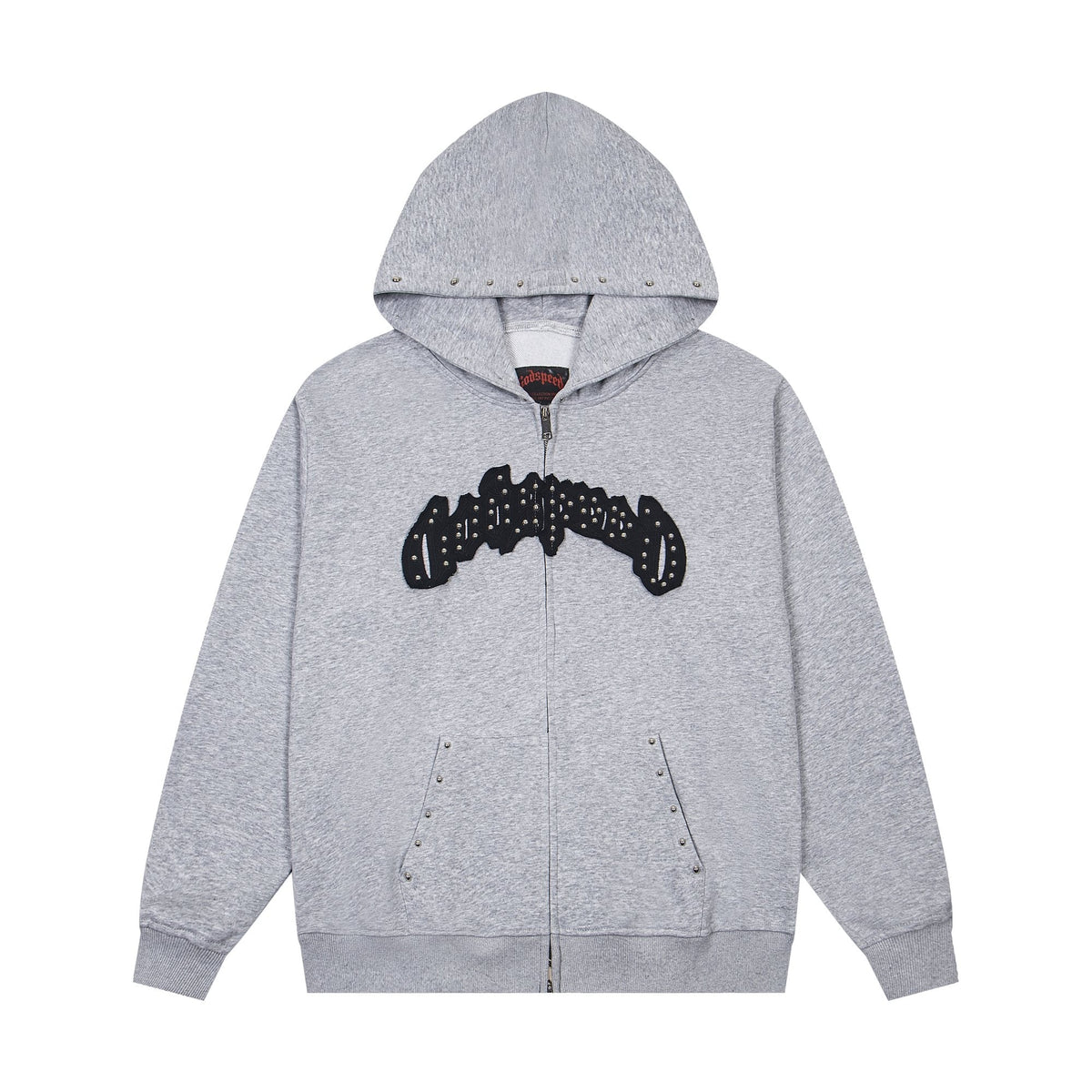 Godspeed Rhinestone-Style Zip Hoodie — hero