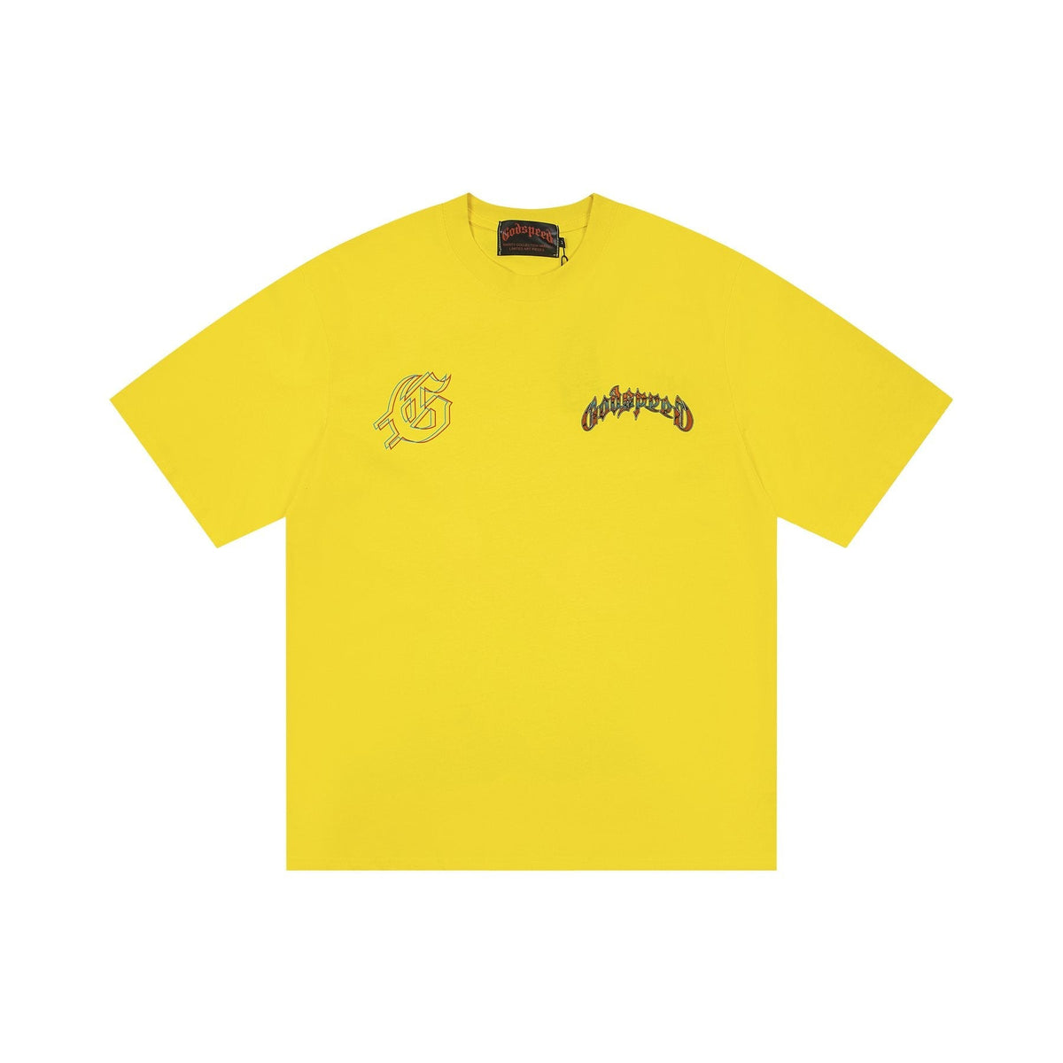 Godspeed Skeleton Back Graphic T-Shirt — front