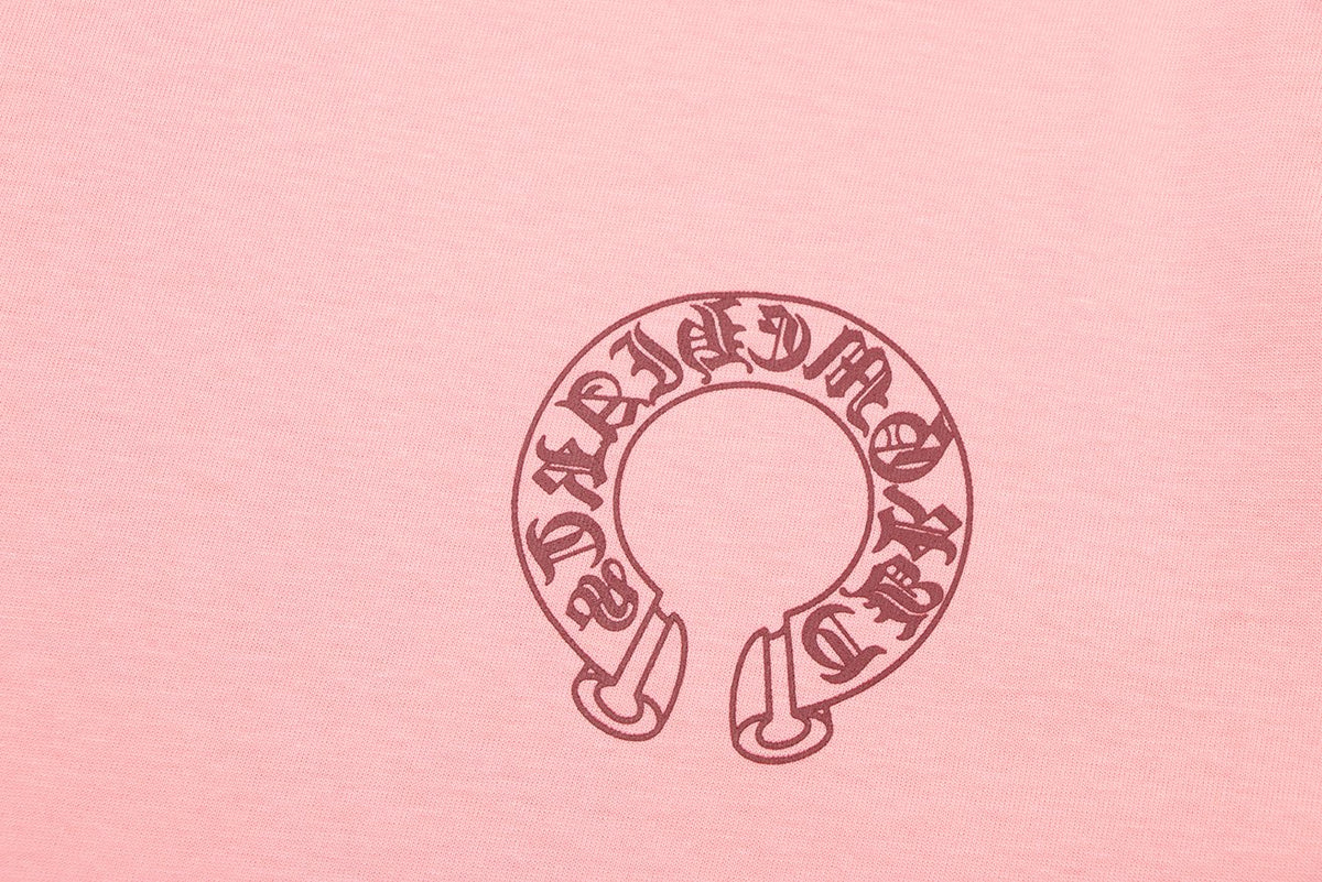Chrome Hearts Sanskrit Horseshoe Cross Graphic T-Shirt — detail