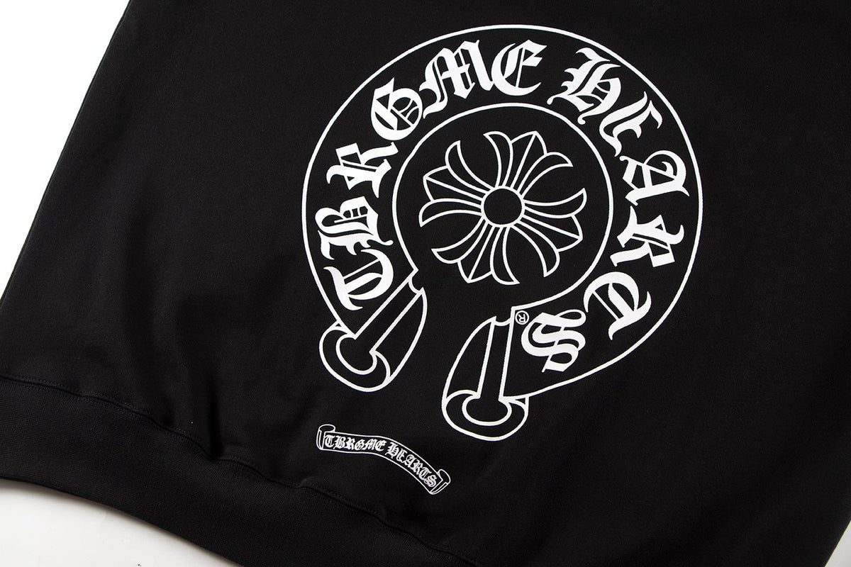 Chrome Hearts Rainbow Horseshoe Graphic Zip-Up Hoodie — detail