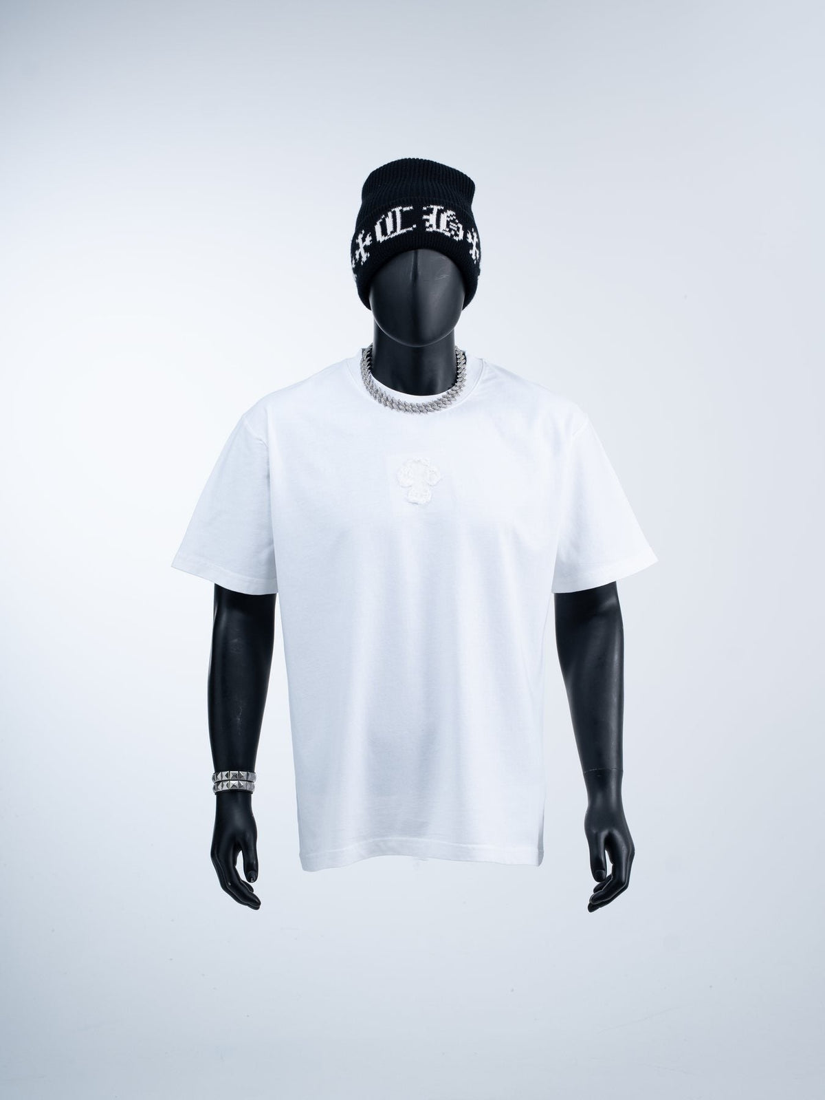 Chrome Hearts Tonal Cross Appliqué T-Shirt — front