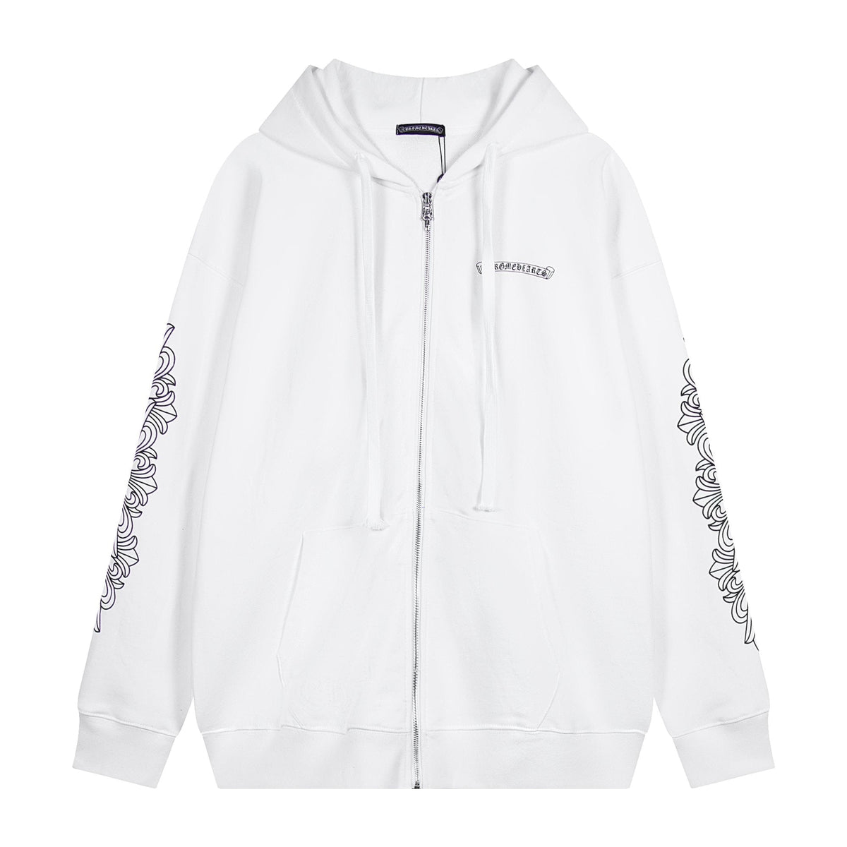 Chrome Hearts Horseshoe Cross Graphic Zip Hoodie — hero