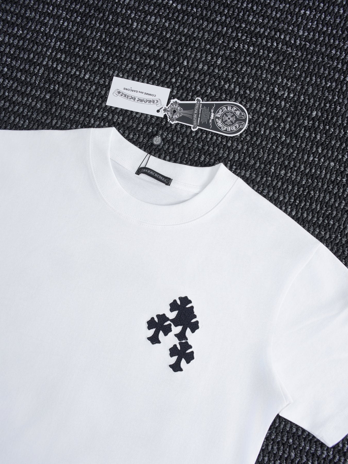 Chrome Hearts Ring Cross Graphic T-Shirt — context