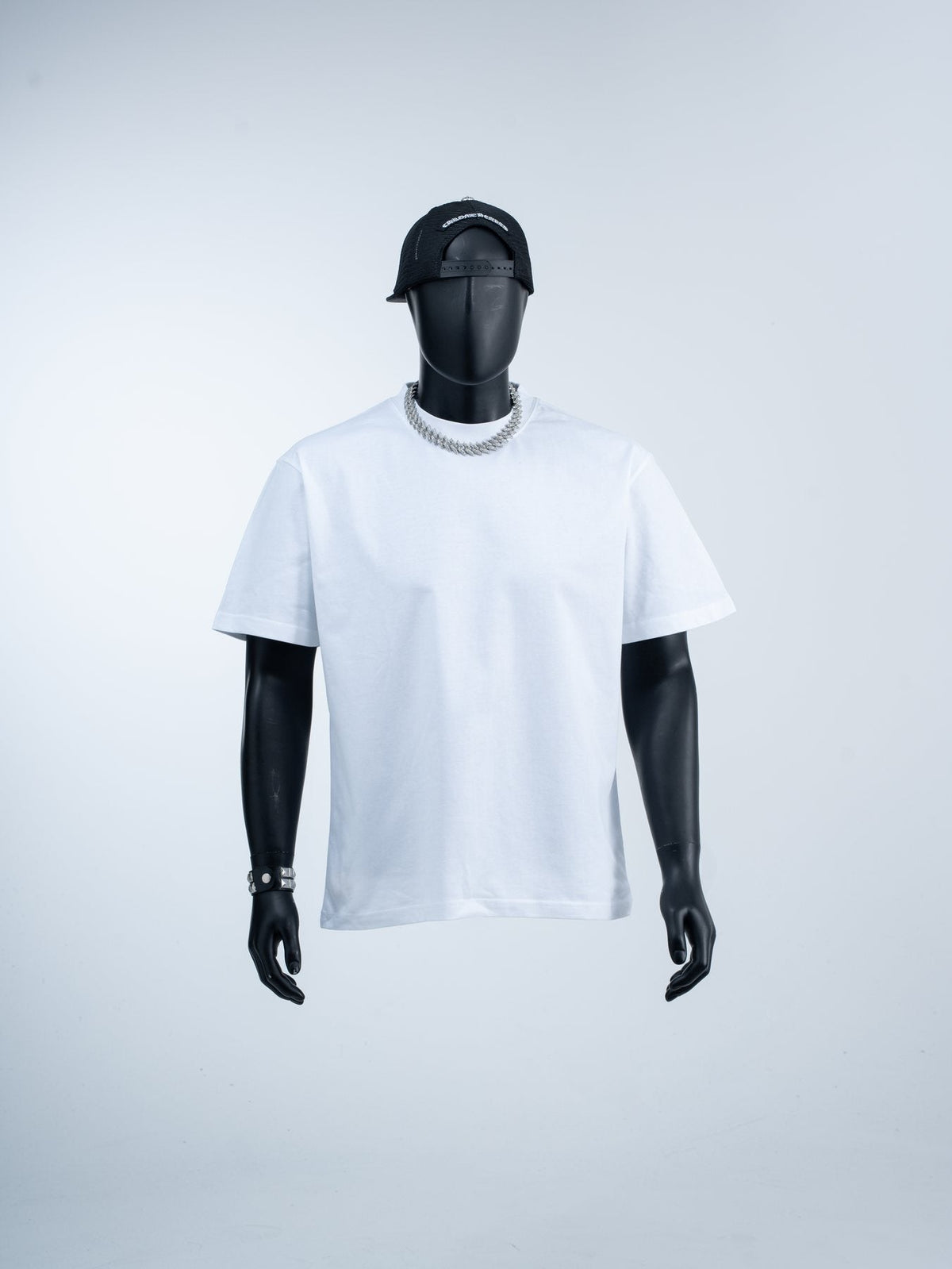 Chrome Hearts Horseshoe Script Graphic T-Shirt — front