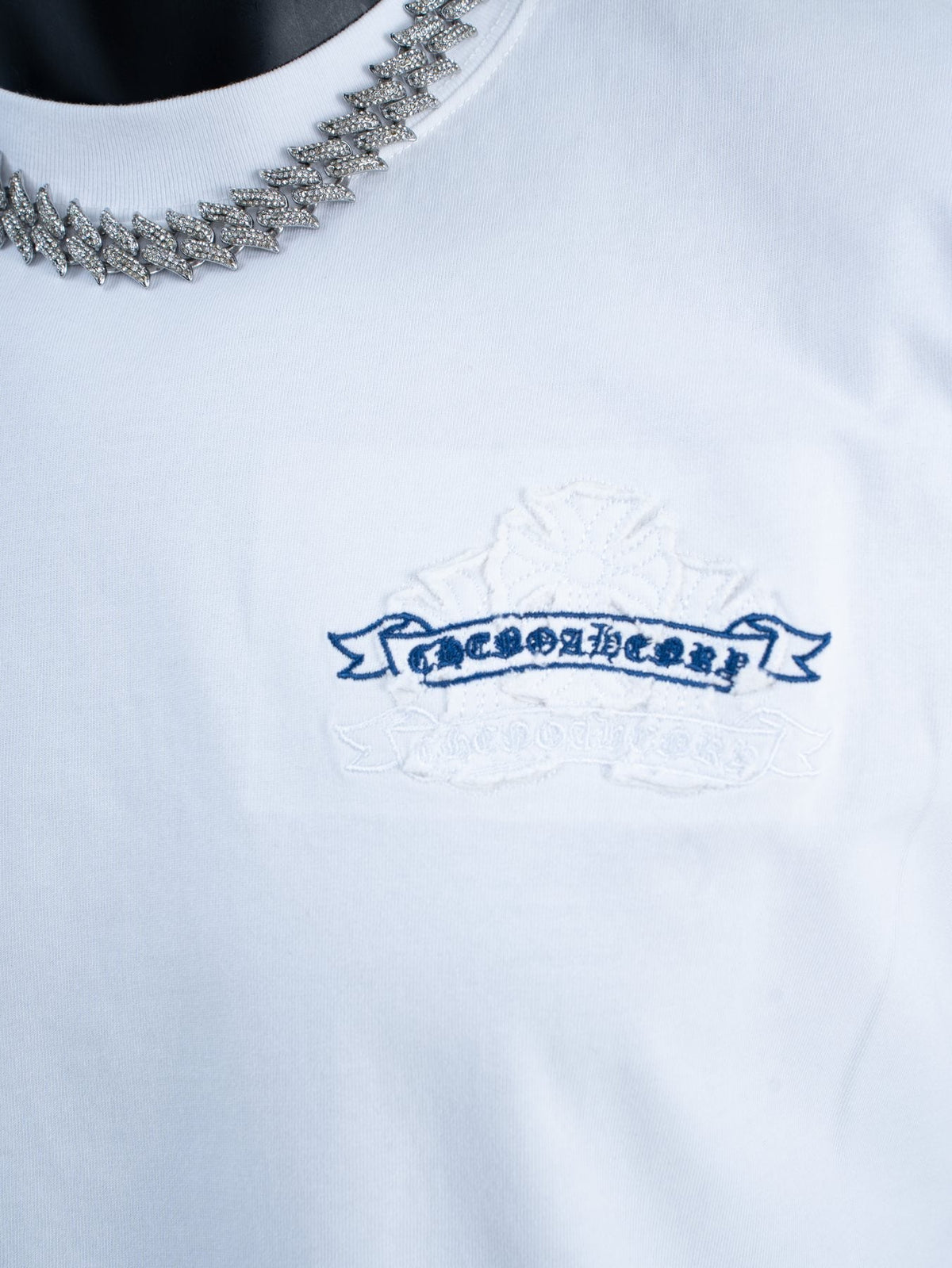 Chrome Hearts Cross Banner Graphic T-Shirt — detail