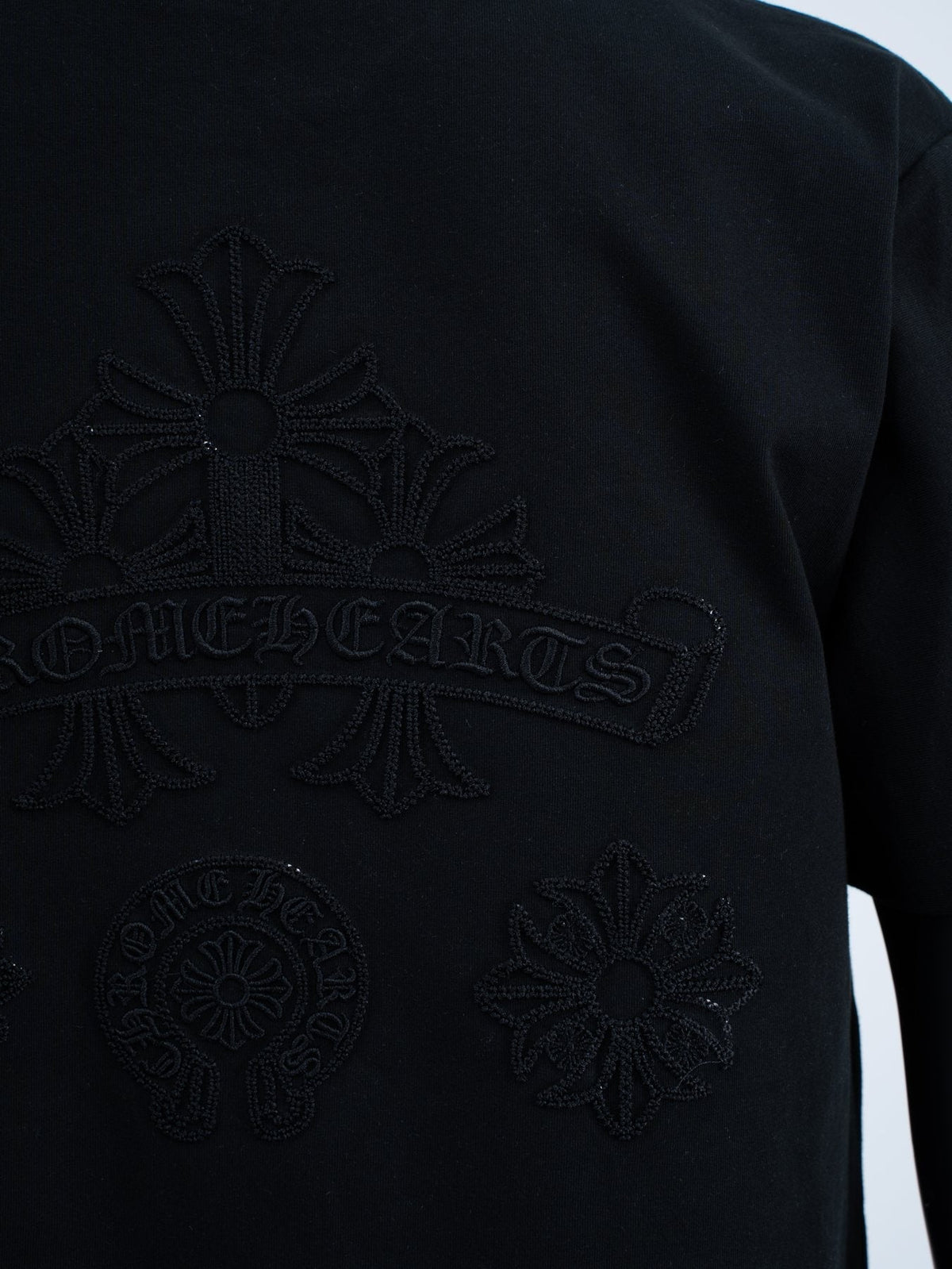 Chrome Hearts Tonal Cross Graphic T-Shirt — detail