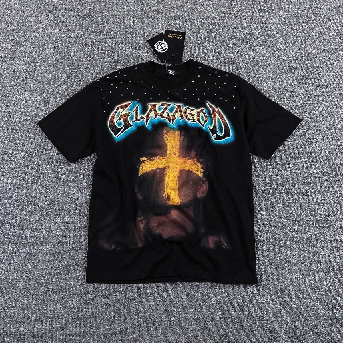 GLAZAGOD Blessed in the Vision Graphic T-Shirt — hero