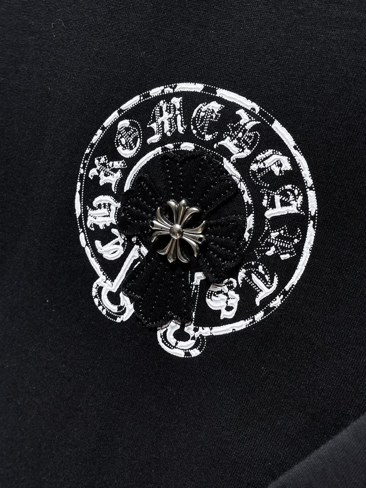 Chrome Hearts Cross Scroll Graphic Short-Sleeve T-Shirt — detail
