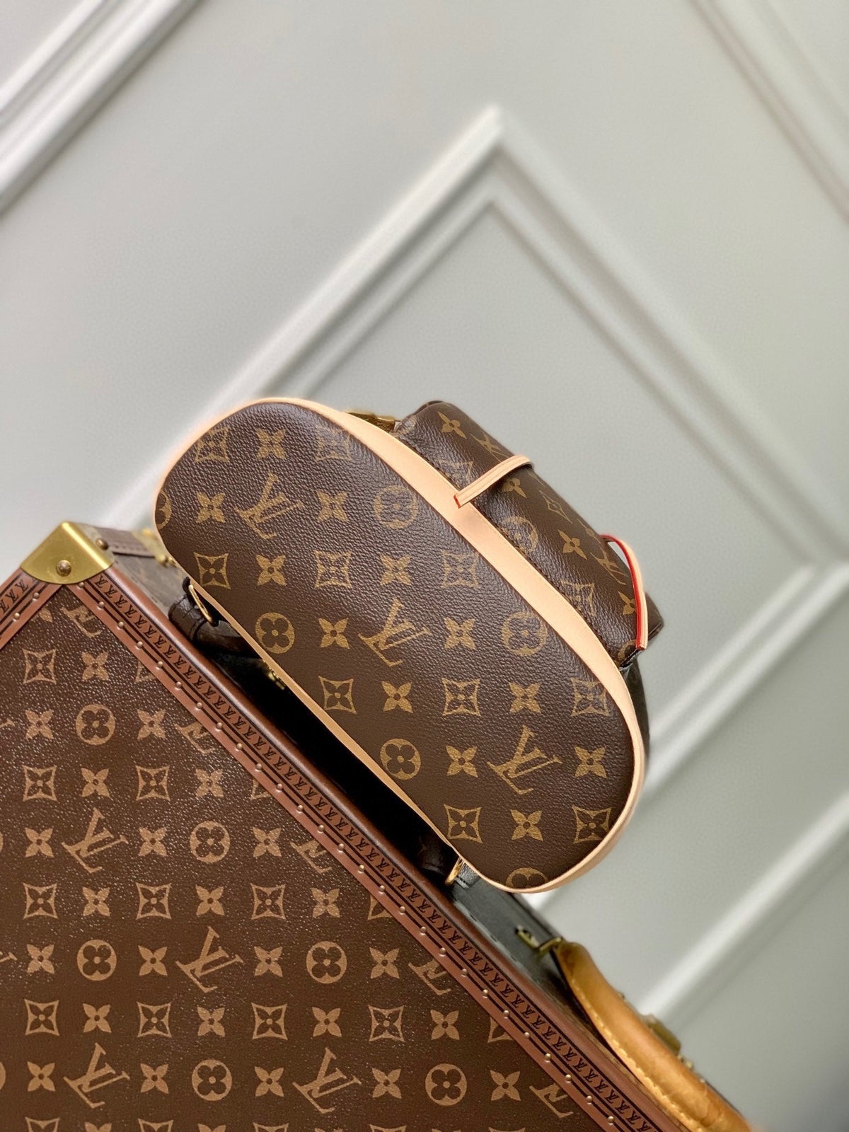 LOUIS VUITTON MONTSOURIS BACKPACK PM 30 IN BROWN MONOGRAM CANVAS