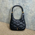 SADE HOBO 21 IN BLACK LAMBSKIN GOLD HARDWARE