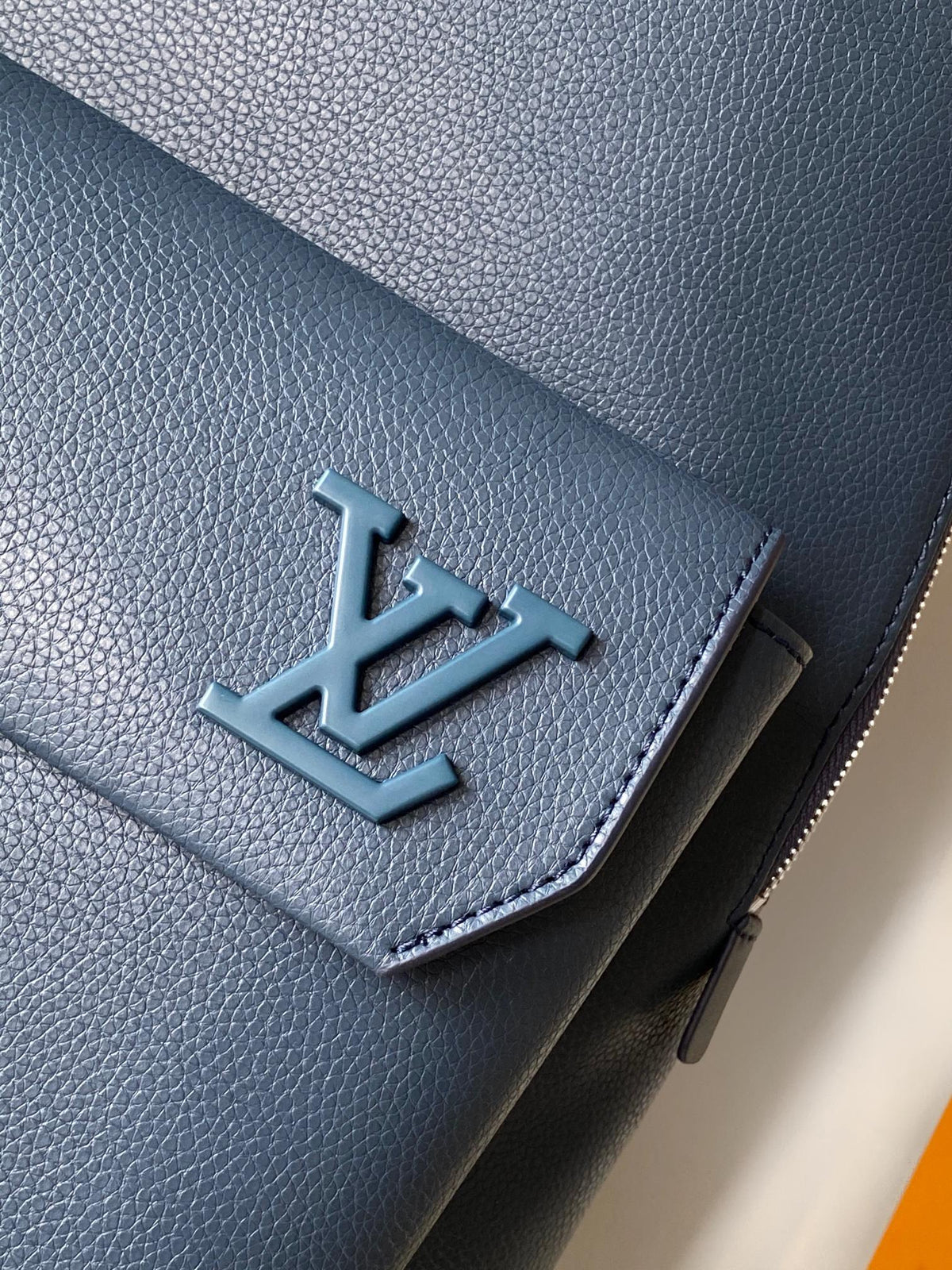 LOUIS VUITTON LV 25S TAKEOFF BACKPACK 43 IN ATLANTIC BLUE CALFSKIN