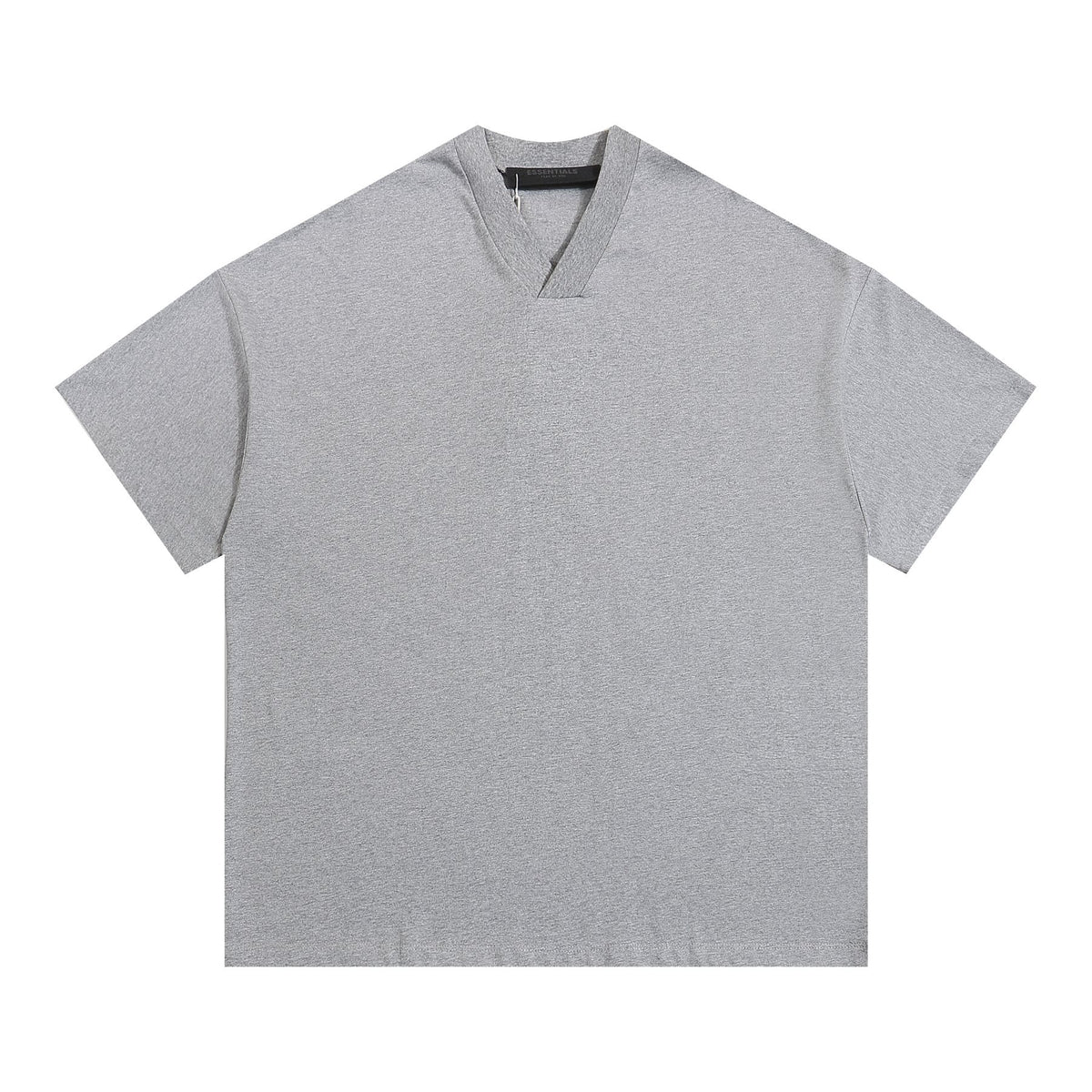 ESSENTIALS V-Notch Back Wordmark T-Shirt — front