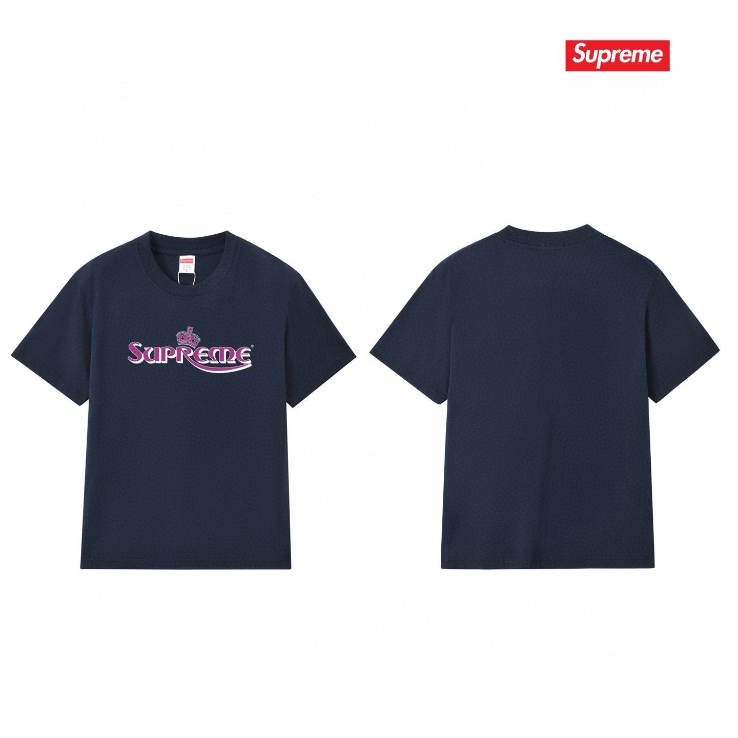 Supreme Crown Graphic Short-Sleeve T-Shirt — comparison
