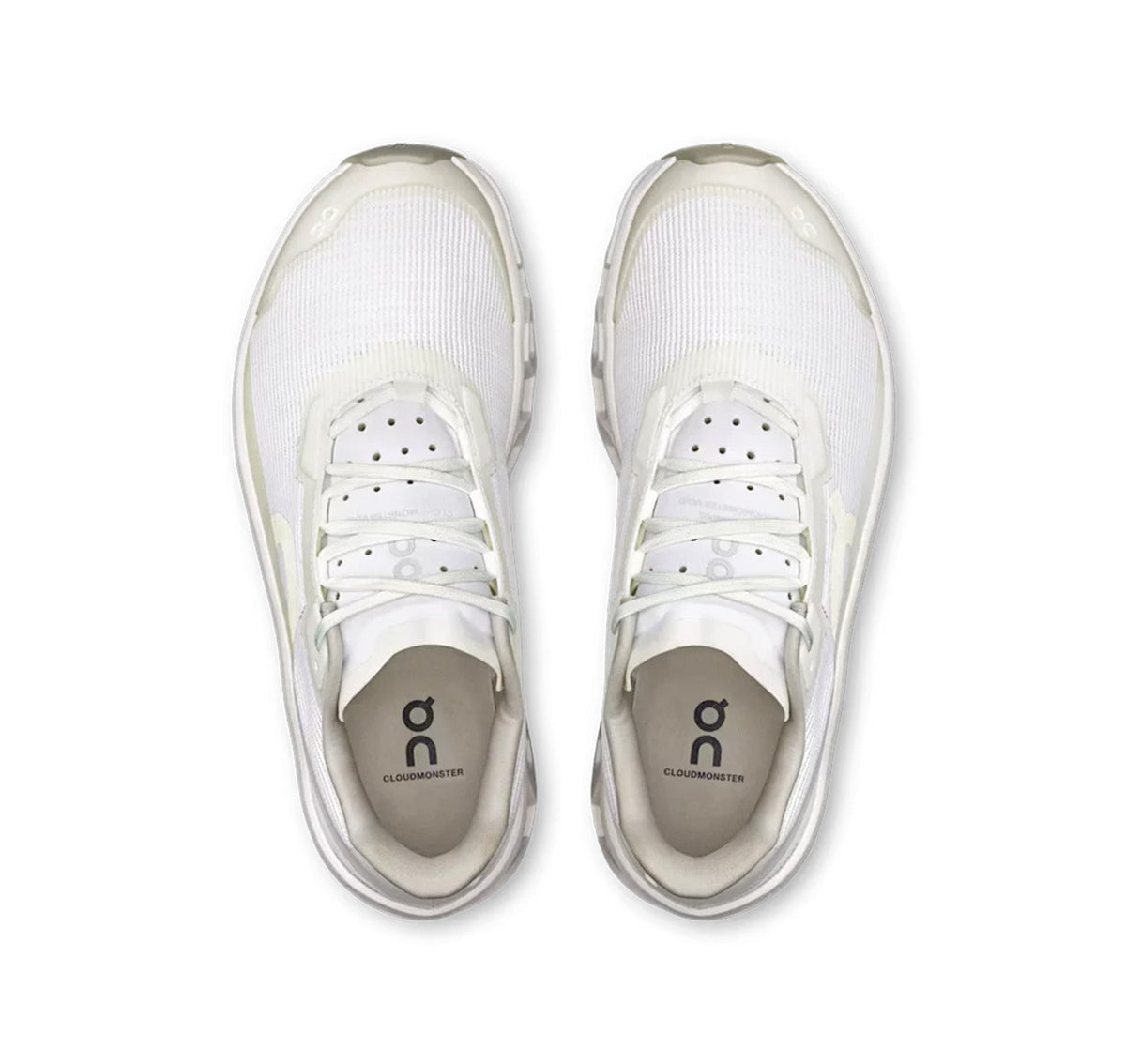 On Men's Cloudmonster Void White Running Shoes